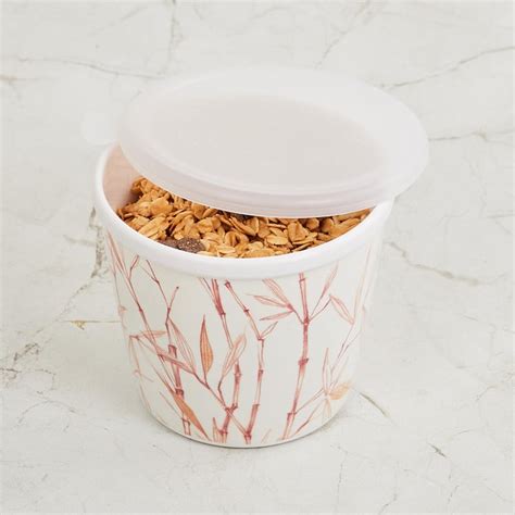 Buy Meadows Madora Multicolour Printed Melamine Canister - 10 x 11.8 cm ...