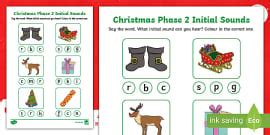 Nativity Phase 2 Initial Sounds Activity (teacher made)