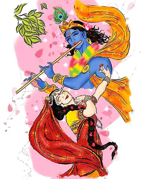 FURNATO® Self Adhesive UV Coated High Resolution Vinyl Print- Radha ...