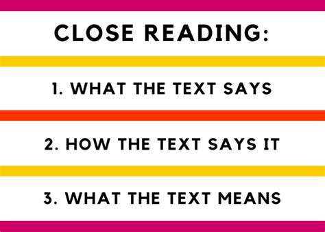 Image result for Close-Reading Example