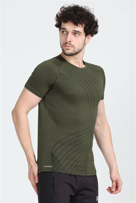 KA 53 Fastdry Dry Tshirt |Military Green – ka53mensclub