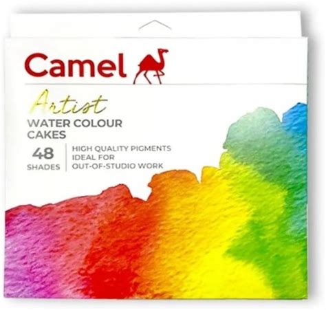 Flipkart.com | Camlin Artist Water Colour Cakes Assorted 48 Shades ...