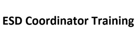 ESD Coordination Training - ESD Coordinator Training Trader - Retailer ...