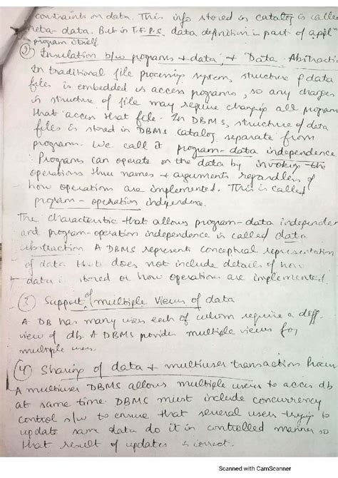 DBMS Notes Unit 1 - btech - Studocu