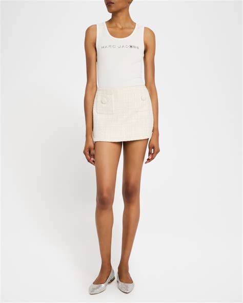 Marc Jacobs Tweed Mini Skirt | Neiman Marcus