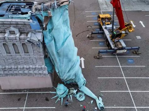 Statue of Liberty Replica Collapses in Brazil: Real or Fake?