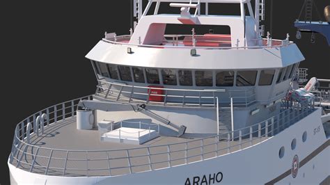 ARAHO Freezer Processor Factory Trawler 3D model | 3D Molier International