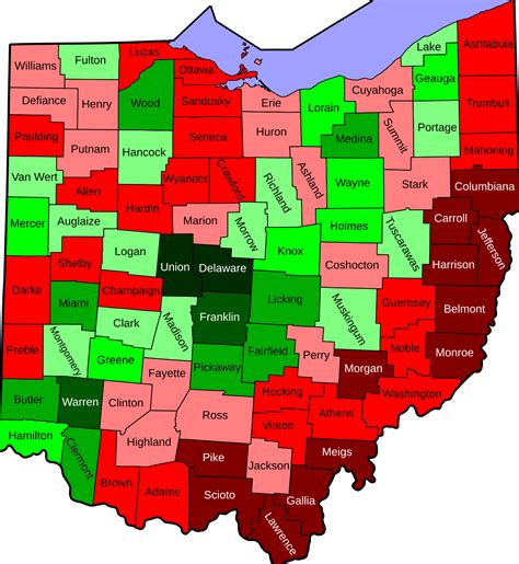 Ohio Cities Map - Guide of the World