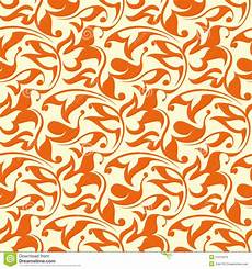 Orange Wallpaper Pattern by Orange Seamless Wallpaper Pattern Stock Vector Orange Wallpaper Pattern