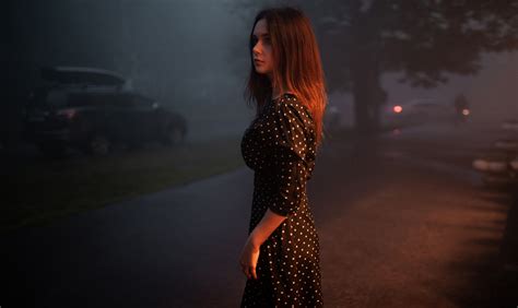Brunette Model Mist Outdoors Depth Of Field Wallpaper,HD Girls Wallpapers,4k Wallpapers,Images ...