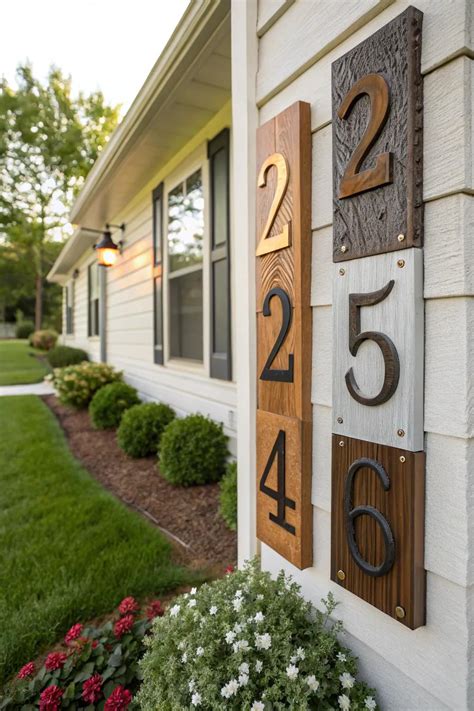20+ Creative Spots for House Numbers