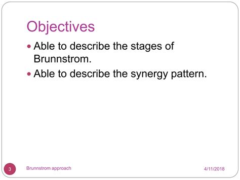 Brunnstrom approach | PPTX