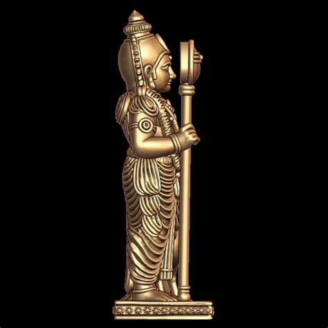 Lord Murugan 3D Print Model STL - Divine 3D Model for Home Decor