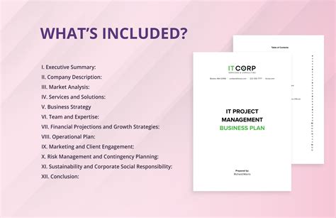IT Services Business Plan Template 的图像结果