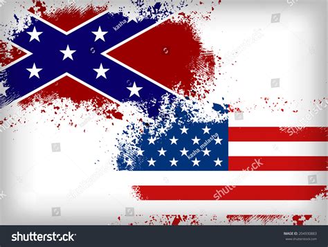 American Civil War Flags
