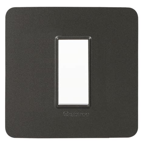 Buy Crabtree Signia Modular Combined Front Plates Grey Online at ...