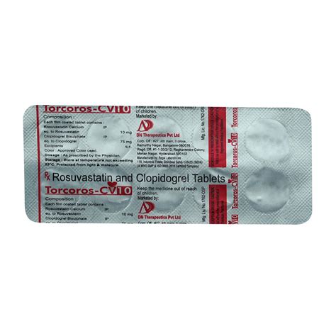 Torcoros-CV 10 Tablet | Uses, Side Effects, Price | Apollo Pharmacy