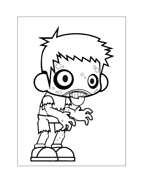 Zombie Coloring Pages – Printable Coloring Pages. FREE
