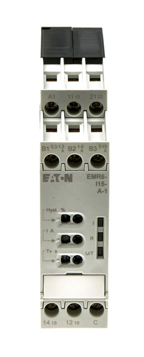 184754 EMR6-I15-A-1 Eaton | Eaton Current Monitoring Relay, 1 Phase ...