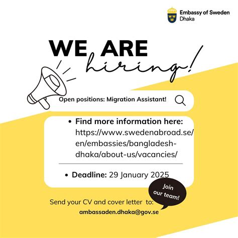 Sweden Job Vacancy