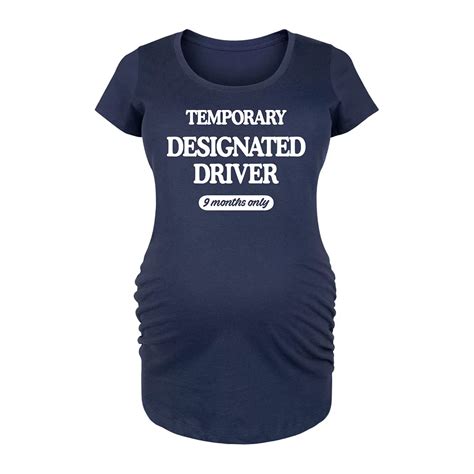 Maternity Temporary Designated Driver Graphic Tee