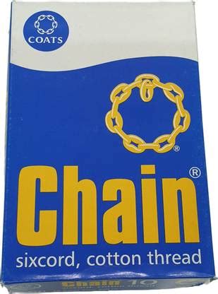 Coats Madura Coats Sixcord Chain Cotton Sewing Thread (White) , Box of ...