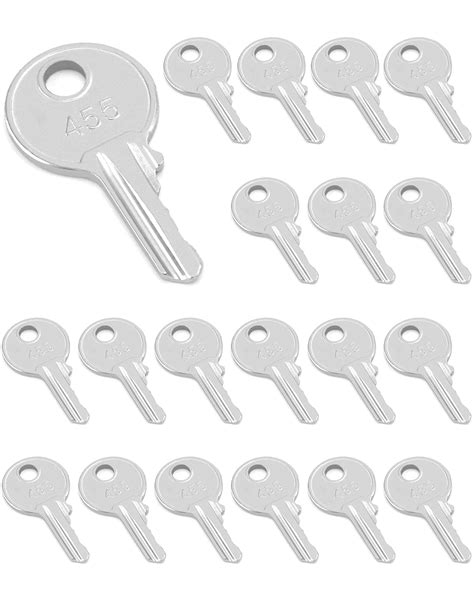 QWORK Ignition Keys 455, 20 Pack for Boom Lifts Scissor Lift Genie ...
