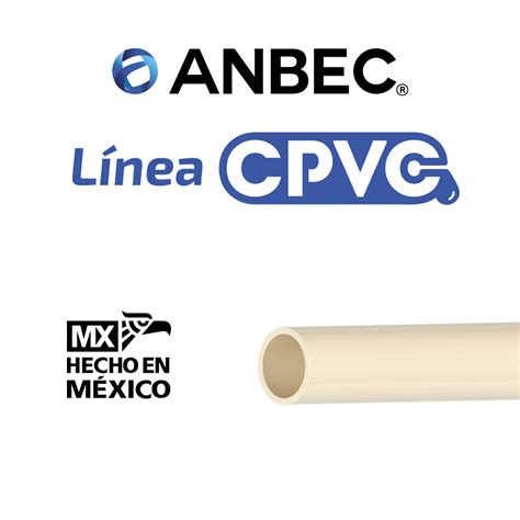 TUBO DE CPVC 1/2" x 3.05 m | GRUPO ANBEC