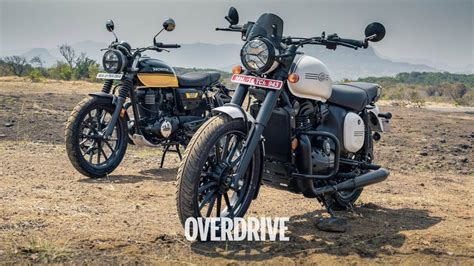 Honda CB350RS vs Jawa 42 2.1 comparative review - getting racy! - Overdrive