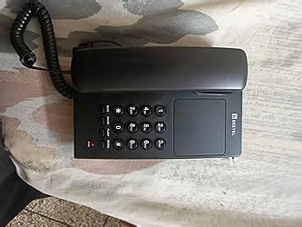 Beetel B11 Corded Landline Phone, Ringer Volume Control, LED for Ring ...
