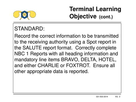 Image result for Terminal Learning Objective