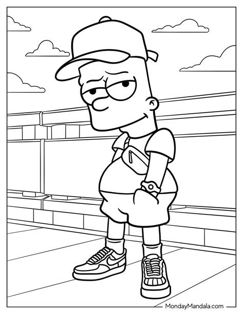 20 Bart Simpson Coloring Pages (Free PDF Printables)