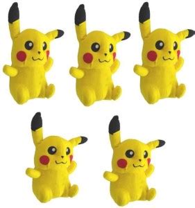 Champshade Pikachu soft toy (28cm) (pack of 5) - 25 cm - Pikachu soft ...