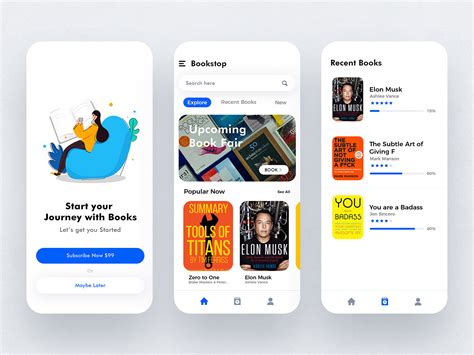 Image result for Book Reader App UI/UX