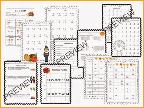 Image result for Thanksgiving Fun Sheet Math