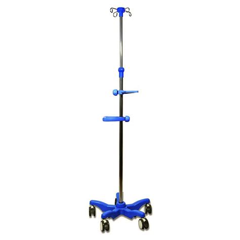 Iv Drip Stand Vein Infusion Support Deluxe Drip Stand Stainless ...