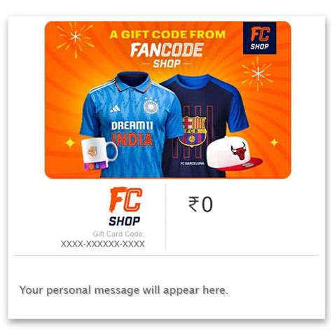 Fancode E-Gift Card : Amazon.in: Gift Cards