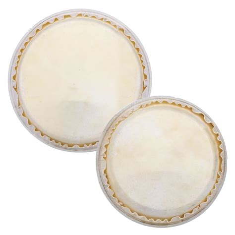 Hip Bongo Drums Bongo Heads Replacement Pack 5.6" and 6.4", Percussion ...