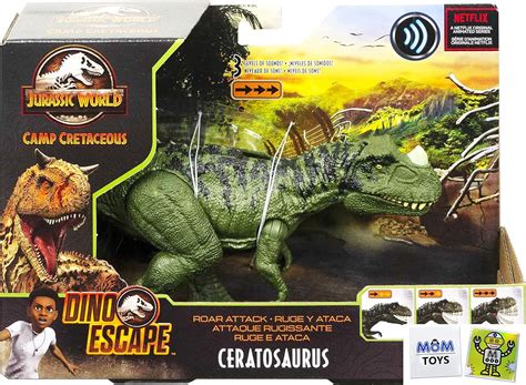 Buy Jurassic World Camp Cretaceous Roar Attack Ceratosaurus Dinosaur ...