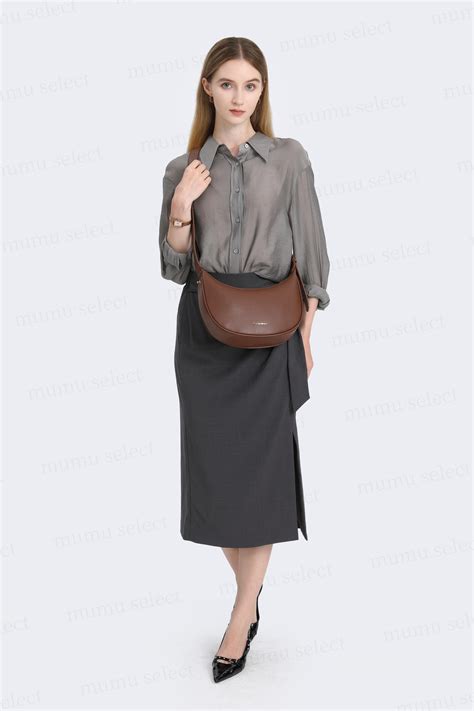 【High-End Mumu】M443 Quality Leather Women Sling Bag Leather Shoulder ...