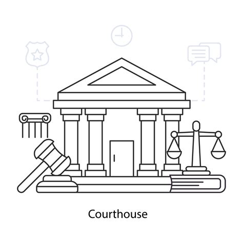 Judicial Branch Drawing
