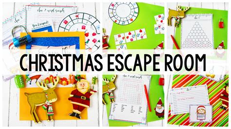 Christmas Escape Room Printable