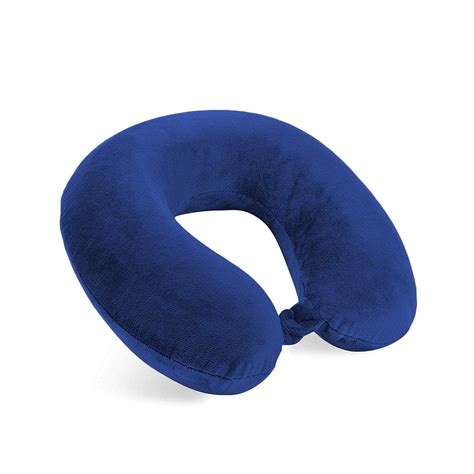 Memory Foam Travel Neck Pillow (Indy Blue) – Solitaire Home Elegance