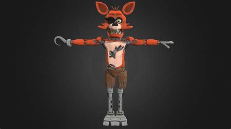 Foxy the Pirate Fox | Five Nights at Freddy's - Download Free 3D model ...