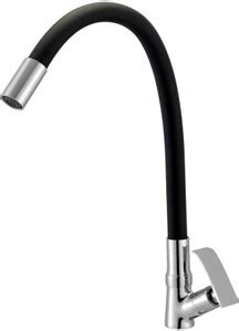 Prestige QBIX3507 Qubix Flexible Swan Neck Black For Kitchen Sink, Wash ...