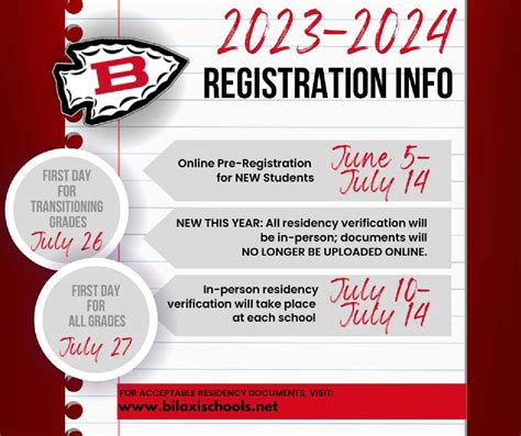 New student registration 2023