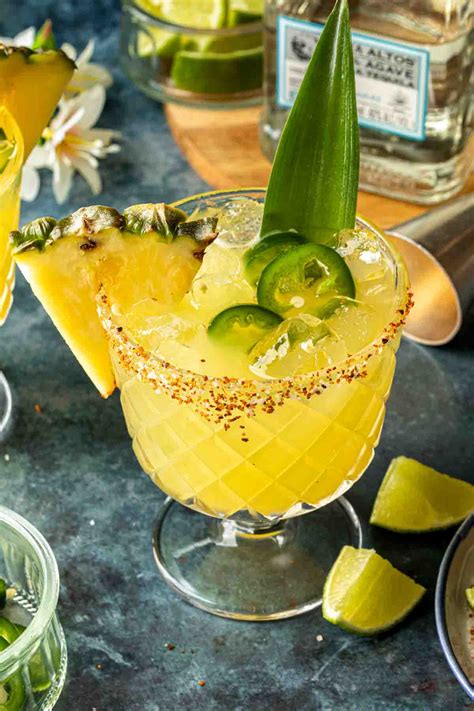 Spicy Pineapple Margarita - Another Cocktail Blog