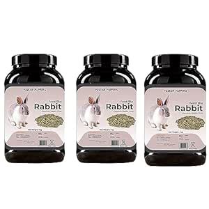 Buy Foodie Puppies Rabbit Food Dry Pellets (Container - 3Kg), Highly ...