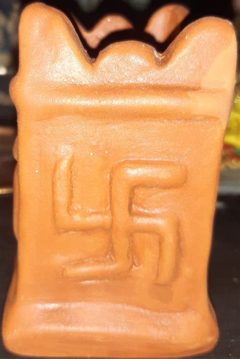 Bloom Bagicha's Terracotta Tulsi Pot/Planter (Small, Brown, Plants not ...