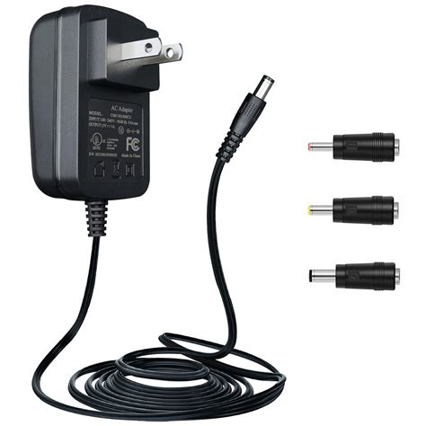 UL Listed 15V 1A Universal Power Supply Adapter with 3 Tips, AC to DC ...